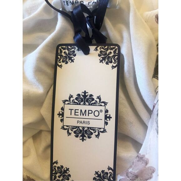 NEW Tempo Paris Sheer Silk Layered Top Size M NWT - Picture 8 of 16